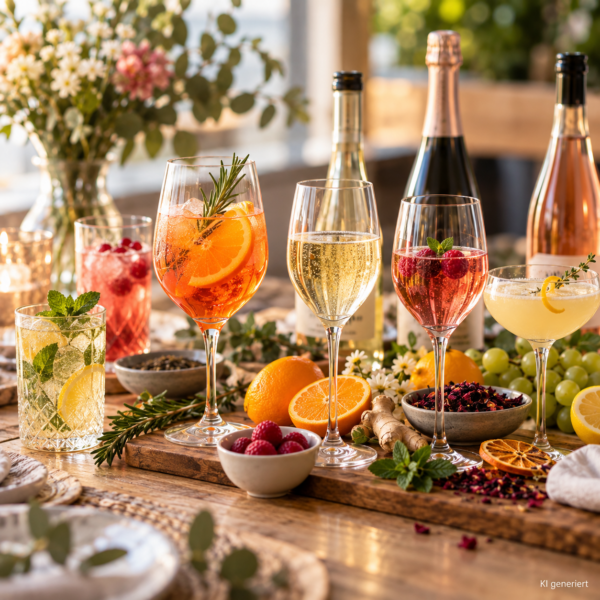 Alokoholfreies Weintasting