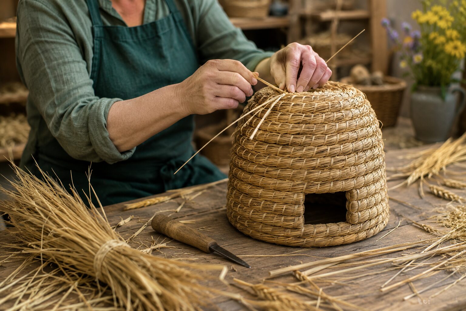 Bienenkorb Flechten