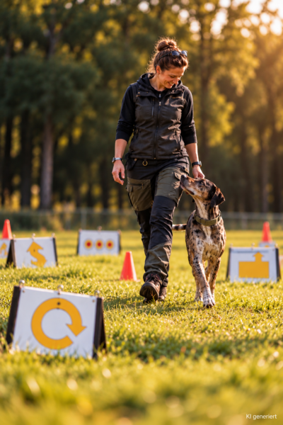 Goldene Stunde Im Hundetraining