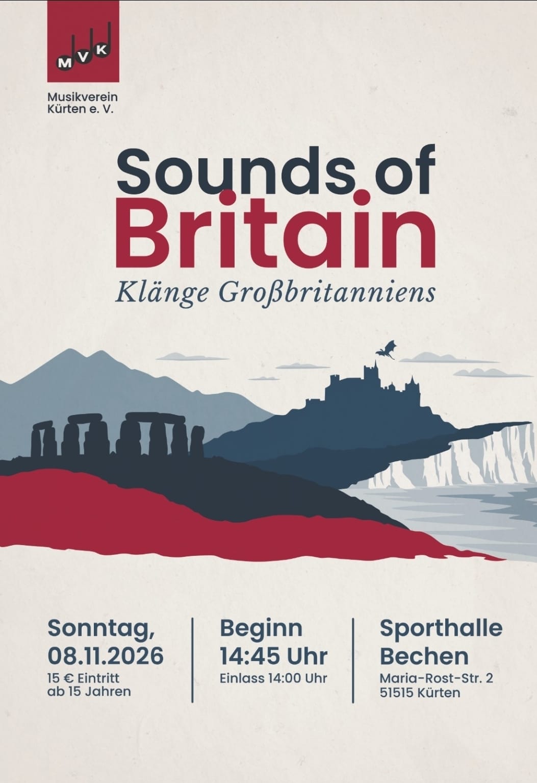 Konzert Sounds of Britain – Klänge Großbritanniens
