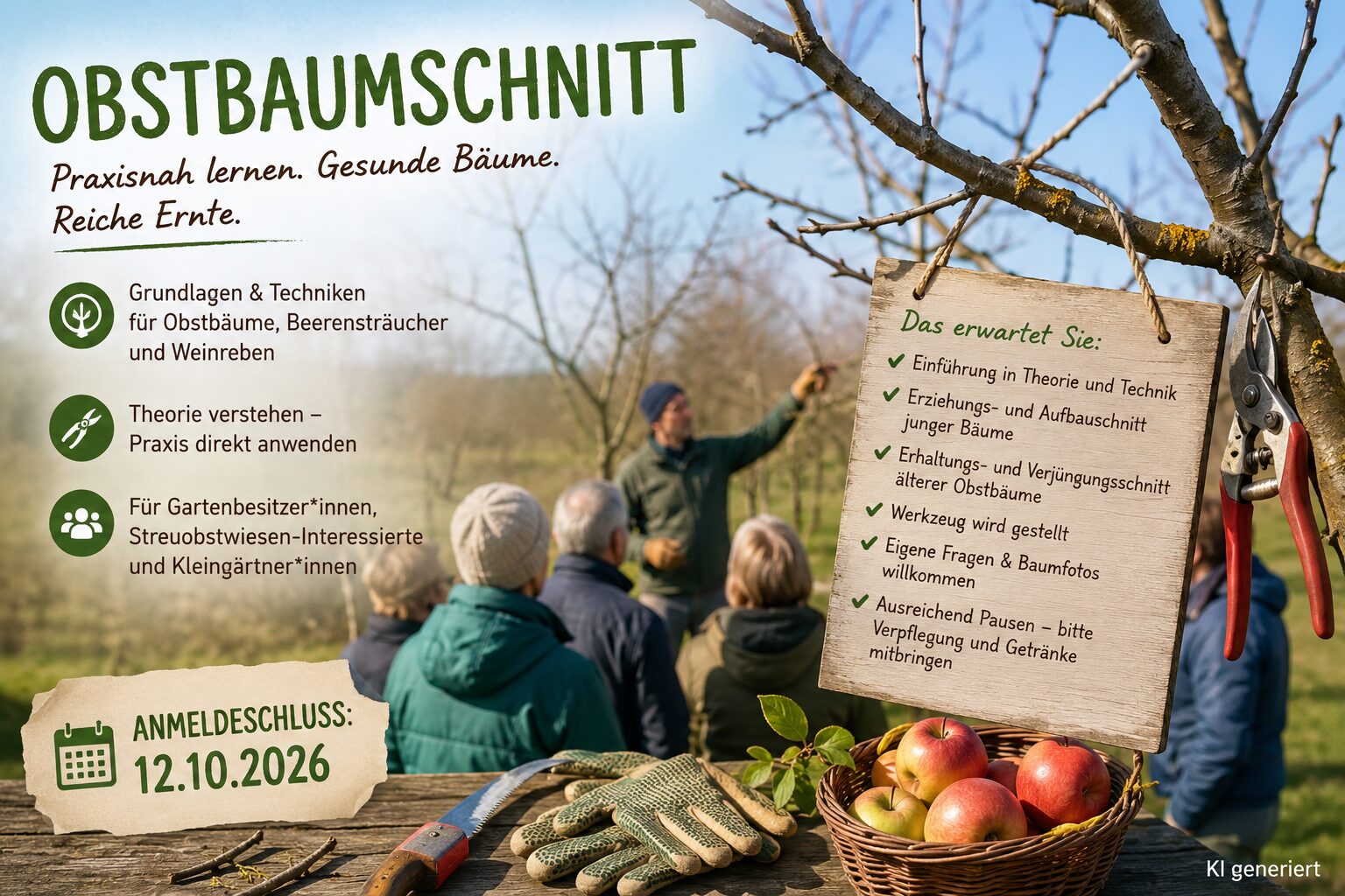Obstbaumschnitt