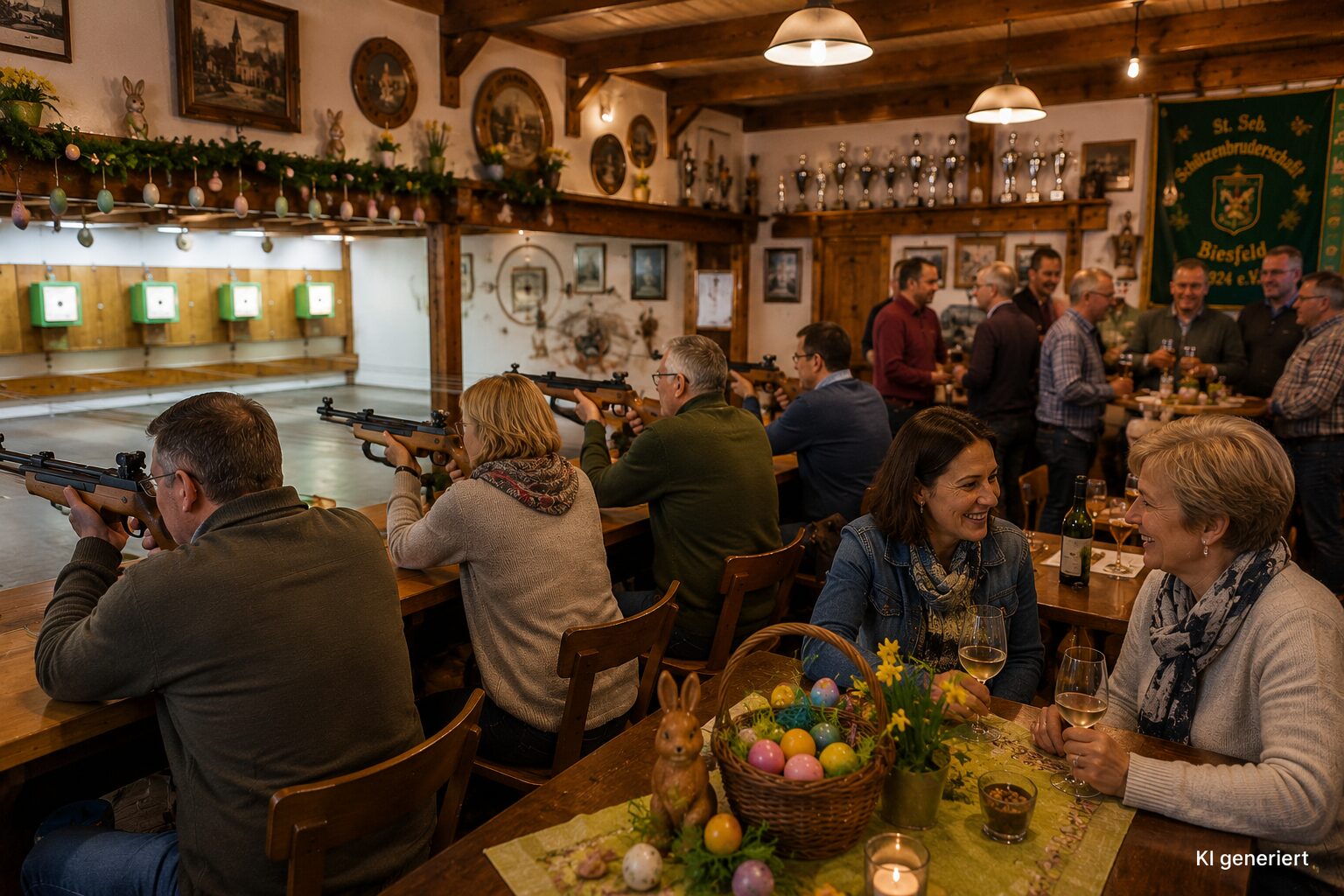 Ostereier Schießen