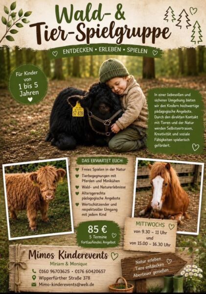 Wald Und Tiergruppe