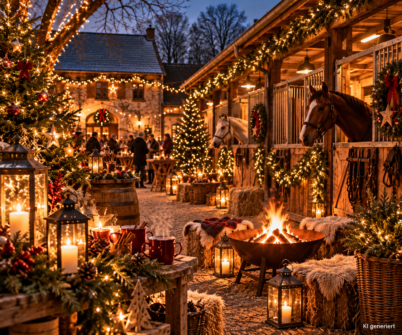 Weihnachtszauber Im Pferdestall